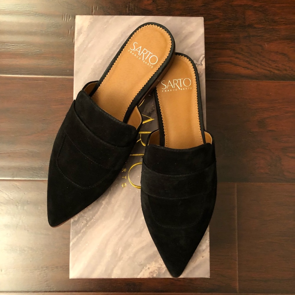 Franco Sarto Suede Mule